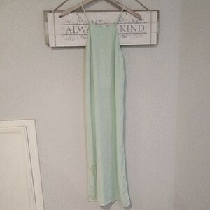 Elegant Mint Green Slip Dress